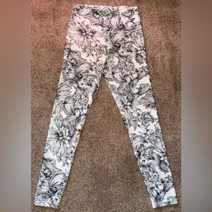Balance Collection Monochrome Floral Leggings
